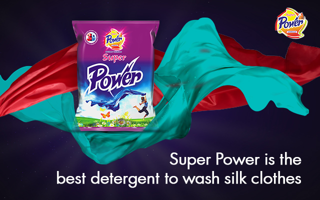 Super Power is the best detergent to wash silk clothes