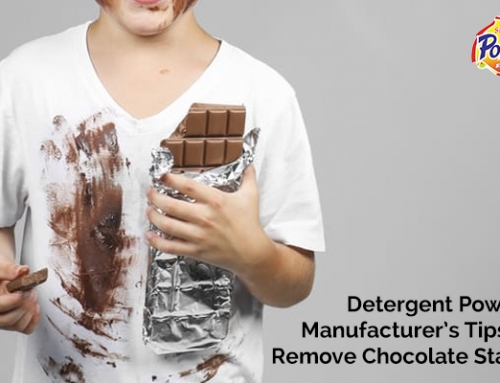 Detergent Powder Manufacturer’s Tips To Remove Chocolate Stains
